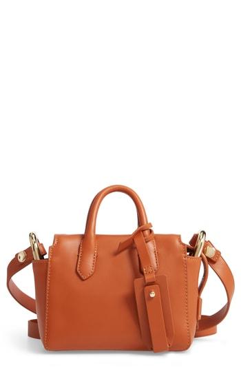 J.crew Mini Harper Leather Satchel - Brown