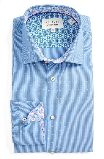 Men's Ted Baker London Endurance Trim Fit Dot Dress Shirt