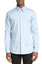 Men's Givenchy Star Collar Stay Woven Button Front Shirt