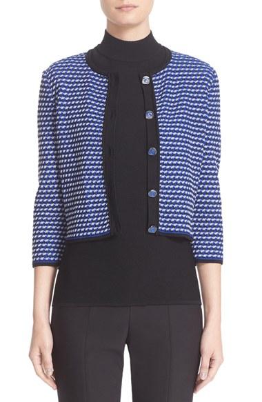 Women's St. John Collection Atlantis Knit Cardigan