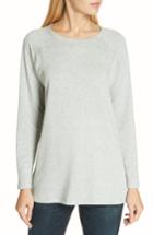 Women's Eileen Fisher Jewel Neck Tunic, Size - Grey