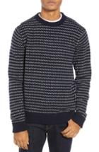 Men's Patagonia Recycled Wool Blend Sweater, Size - Blue