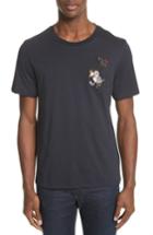 Men's Burberry Sketch Applique T-shirt, Size - Blue