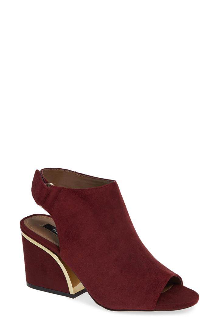 Women's Kensie Elmira Sandal .5 M - Burgundy