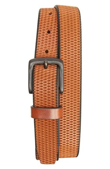 Men's Remo Tulliani Laser Cut Leather Belt