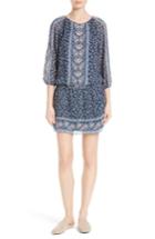 Women's Joie Ariella Print Silk Drop Waist Dress