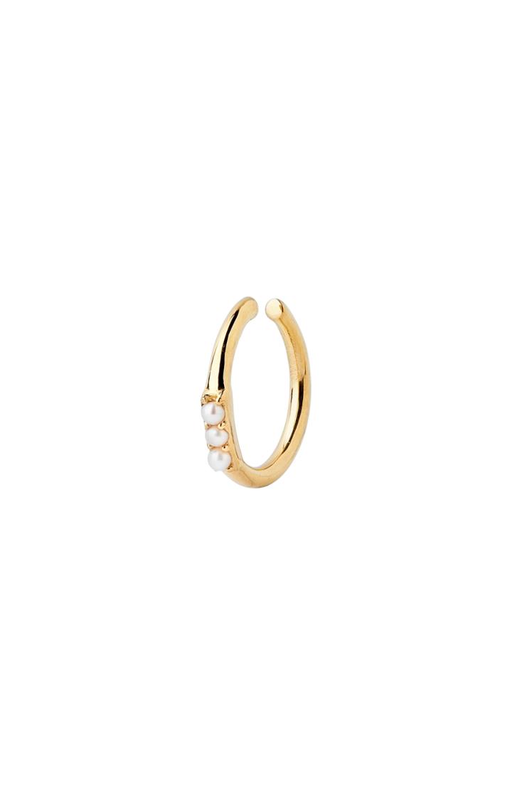 Women's Maria Black Pearl Ear Cuff