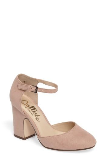 Women's Callisto Indeego Ankle Strap Pump M - Pink