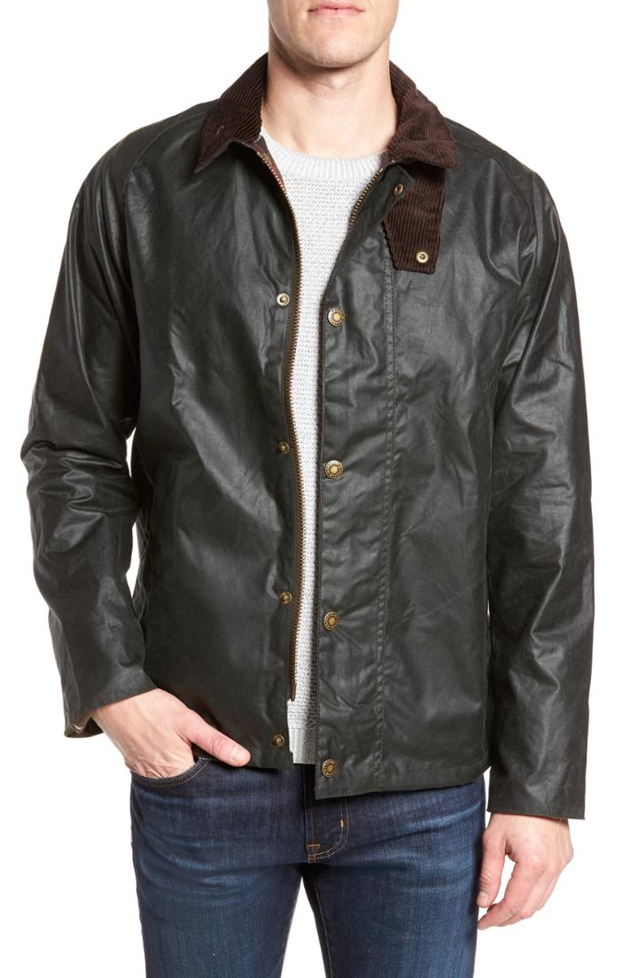 Men's Barbour Heskin Waxed Cotton Jacket