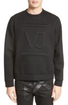 Men's Versace Jeans Large Logo Sweatshirt, Size - Black