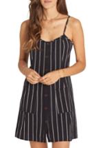 Women's Billabong Hot Hap Stripe Slipdress - Black