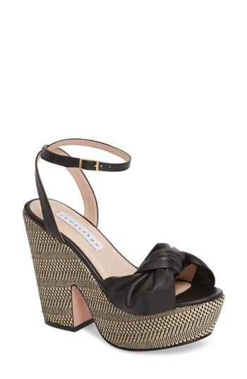Women's James Chan Pinky Platform Sandal .5 M - Black