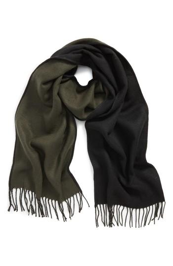 Women's Topshop Double Face Scarf, Size - Black
