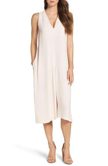Women's French Connection Essien Crepe Culotte Jumpsuit - Pink