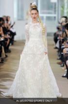 Women's Ines Di Santo Deborah Silk Lace A-line Gown