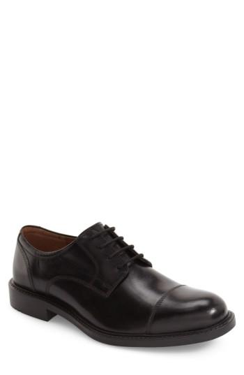 Men's Johnston & Murphy Tabor Cap Toe Derby .5 M - Black