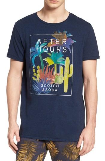 Men's Scotch & Soda Graphic T-shirt - Black