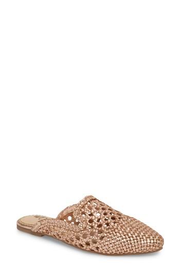 Women's Sam Edelman Navya Woven Loafer Mule .5 M - Pink