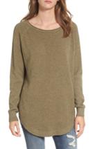 Women's Dreamers By Debut Shirttail Hem Sweater - Green