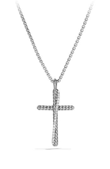 Women's David Yurman 'crossover' Cross Necklace