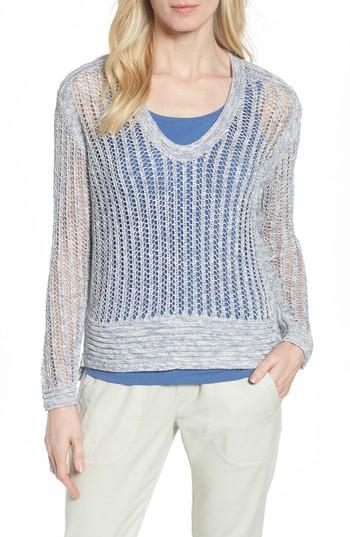 Women's Nic+zoe Open Stitch Sweater