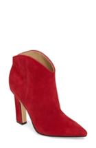 Women's Marc Fisher D Miggi Bootie, Size 5 M - Red