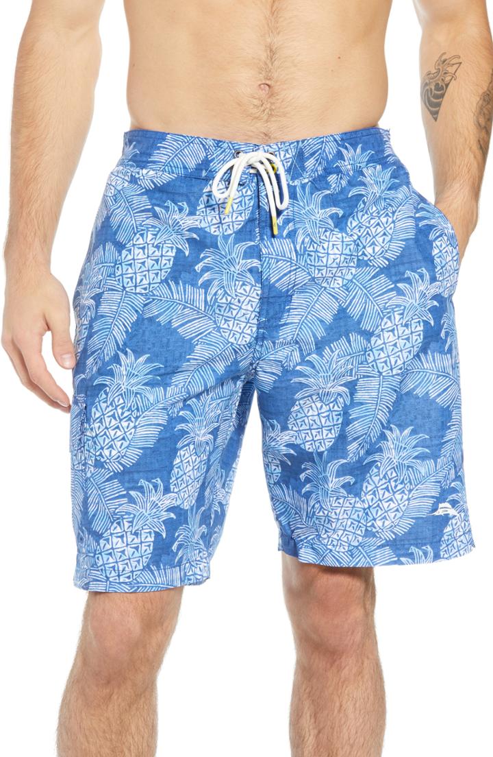 Men's Tommy Bahama Paradise Around Board Shorts, Size - Blue