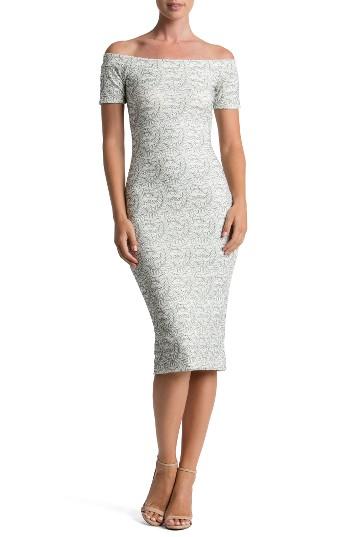 Women's Dress The Population Jemma Off The Shoulder Dress