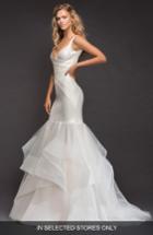 Women's Hayley Paige Glazer Bandage Knit Mermaid Gown, Size In Store Only - Ivory