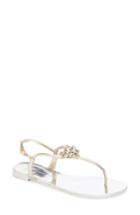 Women's Giuseppe Zanotti Nuvorock Crystal Sandal M - Metallic