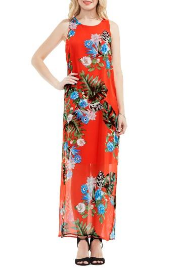 Women's Vince Camuto Havana Tropical Maxi Dress