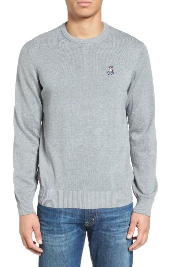 Men's Psycho Bunny Pima Cotton Crewneck Sweater