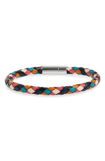Men's Paul Smith Woven Leather Bracelet