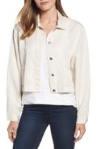 Women's Eileen Fisher Crop Twill Jacket - Ivory