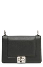 Serapian Milano Mini Roberta Evolution Leather Crossbody Bag - Black