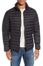 Men's Schott Nyc Quilted Down Jacket, Size - Black
