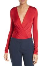 Women's Diane Von Furstenberg Lala Bodysuit, Size - Red