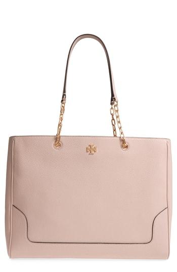 Tory Burch Marsden Pebbled Leather Tote - Pink