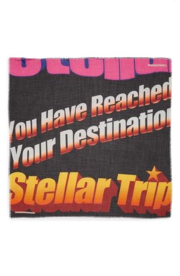Women's Stella Mccartney Stella Trip Scarf, Size - Black