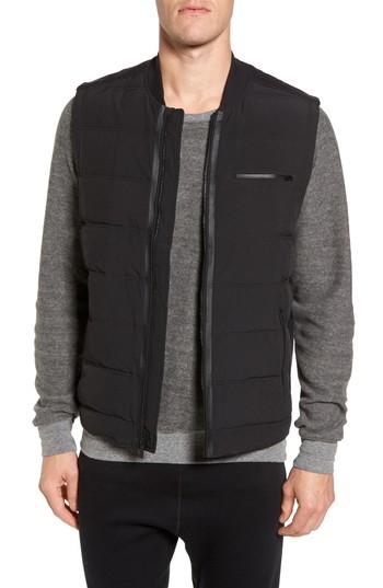 Men's Alo Mantra Relaxed Down Vest - Black