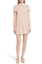Women's Red Valentino Drop Waist Crepe Dress Us / 38 It - Beige