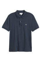 Men's Lacoste Jersey Interlock Fit Polo, Size 9(4xl) - Blue