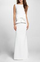 Women's Chiara Boni La Petite Robe Bow Detail Sleeveless Gown - White
