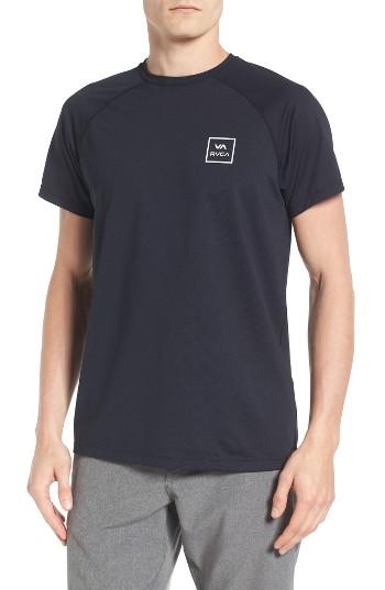 Men's Rvca Va All The Way Surf T-shirt - Black