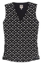 Women's Anne Klein Splashy Dot Matte Jersey Top