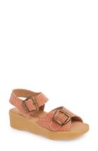 Women's Famolare Double Play Platform Sandal M - Coral