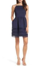 Women's Aidan By Aidan Mattox Fit & Flare Dress - Blue