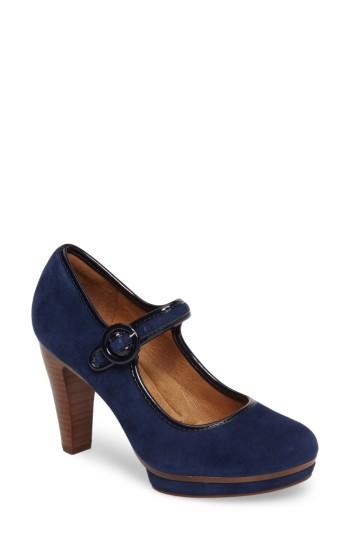 Women's Sofft Monique Mary Jane Platform Pump .5 M - Blue