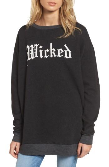 Women's Wildfox Wicked Sweatshirt - Black