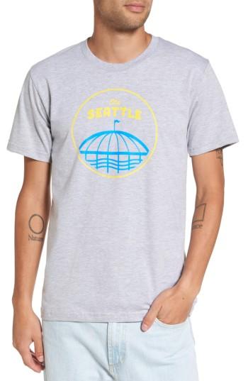 Men's Casual Industrees Old Seattle Graphic T-shirt - Grey